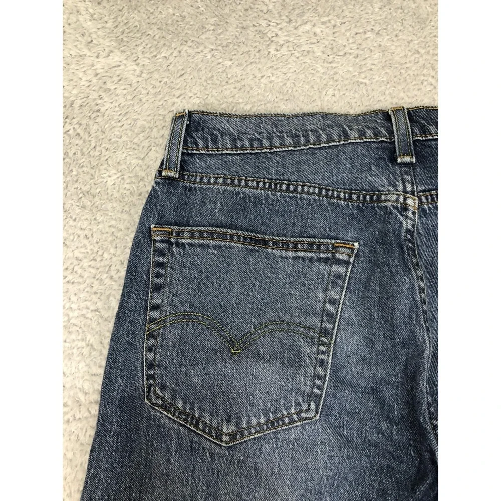 Levi's 502 Jeans Mens 32x28 (Tag 32x30) Blue Taper Fit Denim